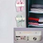 Space Slipper Organizer, Hidden Slipper Storage Rack, Wall Mounted Slipper Shelf, Kitchen Bathroom Slipper Rack, Sticky Slipper Organizer, Shoe Holder Organizer